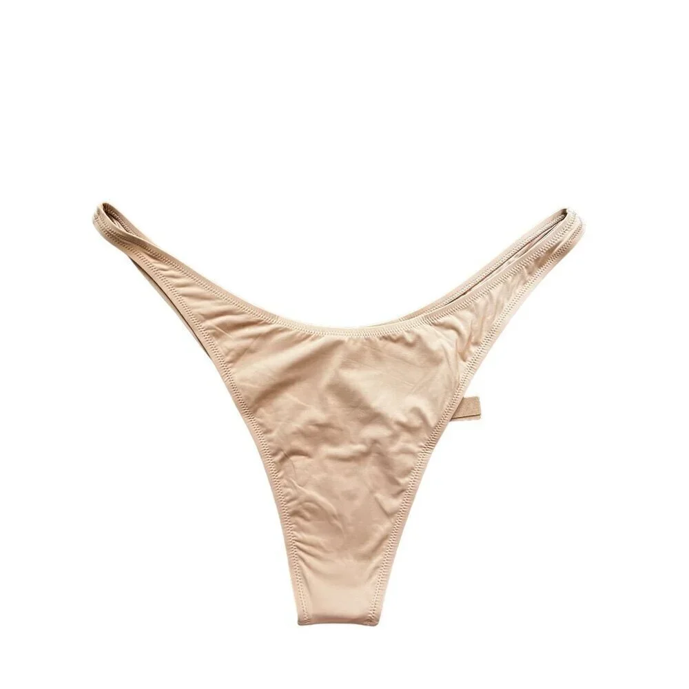 SKIMS MICRO TANGA BIKINI BOTTOMS SWIM, OCHRE, BEACH, VACATION, PLUS SIZE, 4X